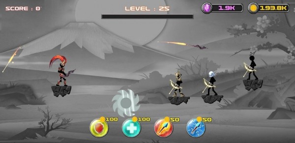 火柴人的弓斧矛游戏截图1