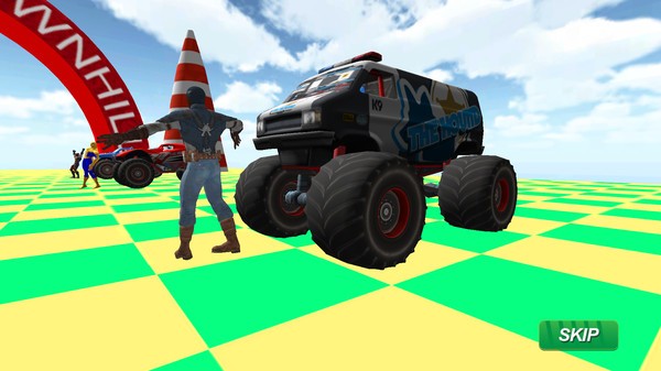 英雄斜坡赛车游戏截图3