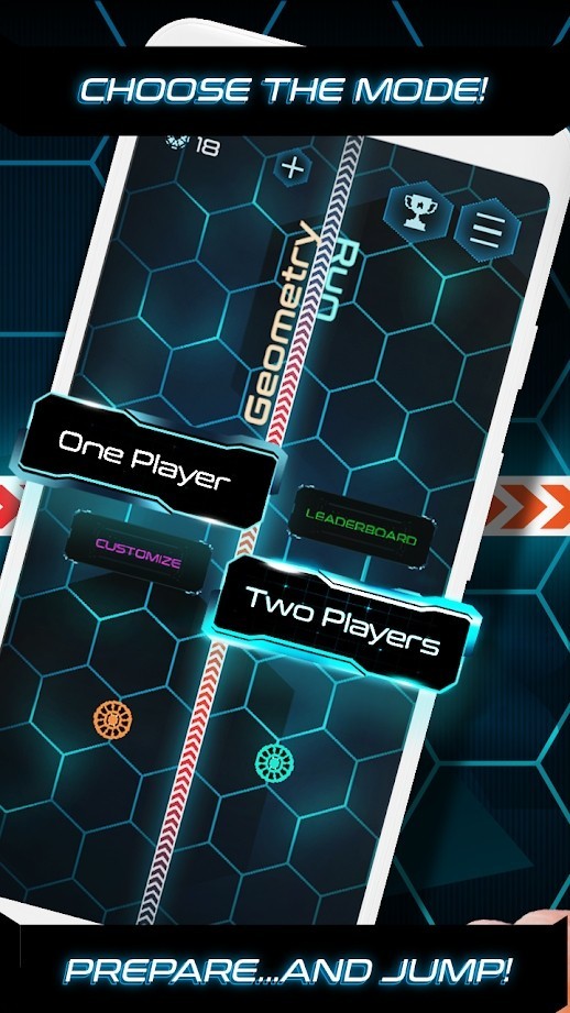 霓虹银河奔跑游戏截图3