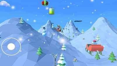 飞翔的圣诞老人游戏截图3