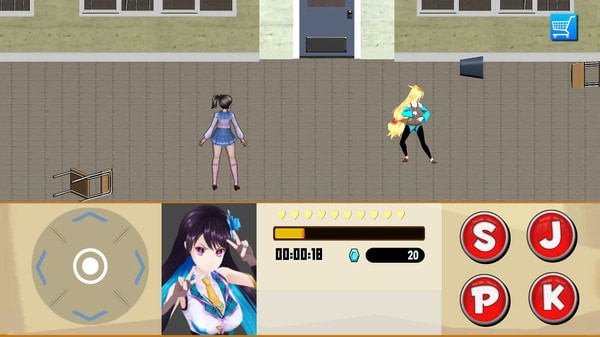校园女孩战斗王游戏截图5