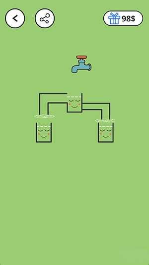 哪个杯子先装满水游戏截图1