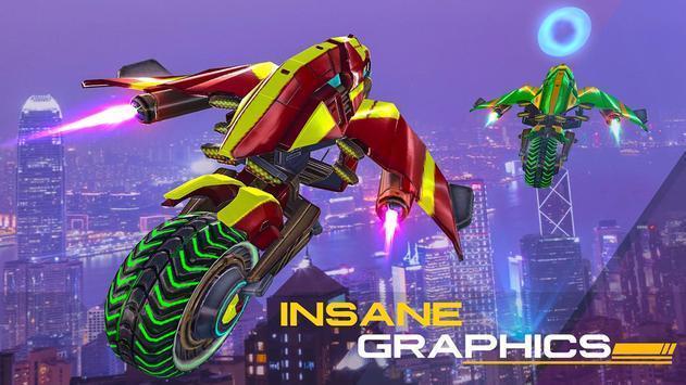 摩托飞车未来城市游戏截图2