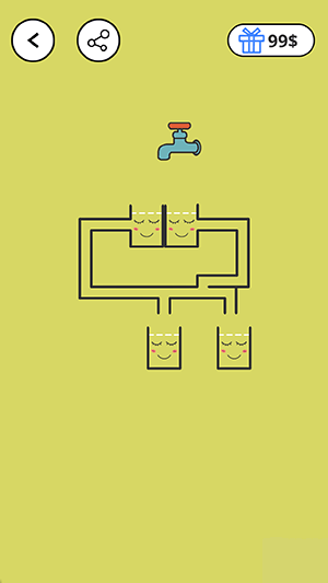 哪个杯子先装满水游戏截图2