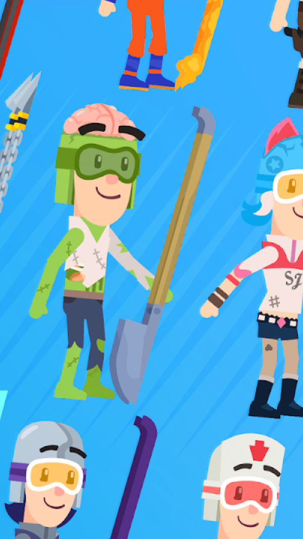 滑雪冒险飞跃雪山游戏截图2