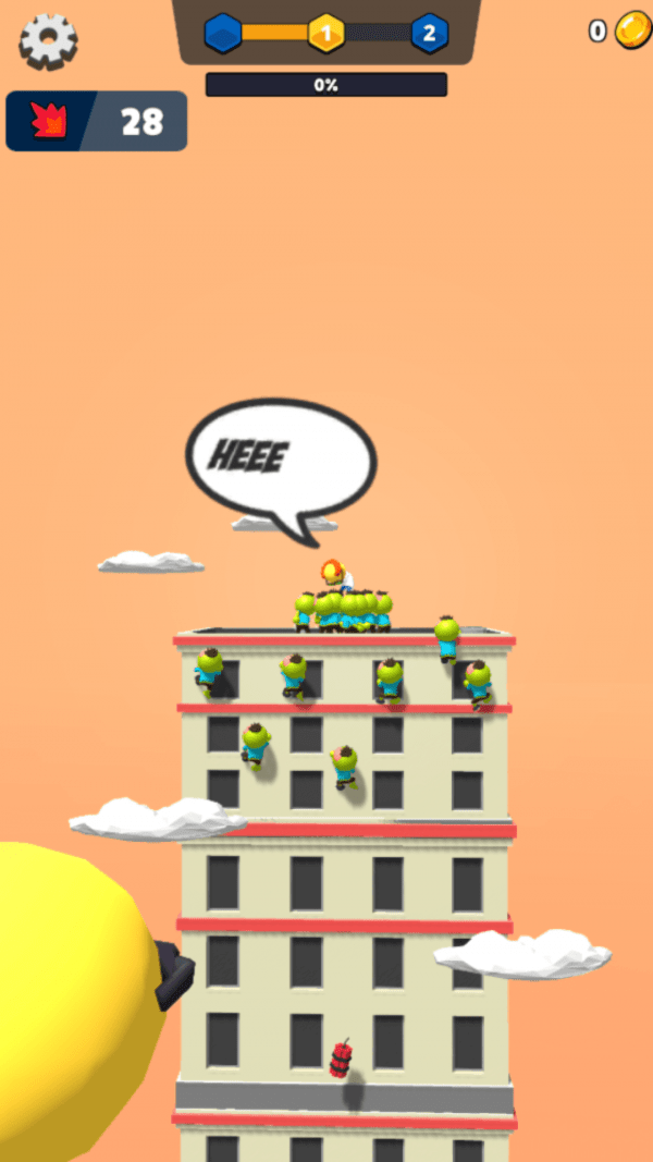 楼顶保卫战游戏截图2