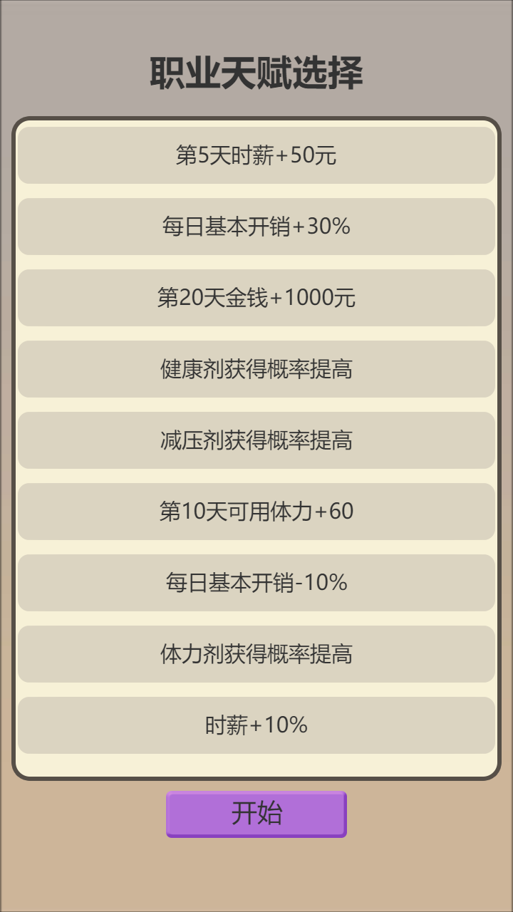 打工生存模拟器游戏截图3