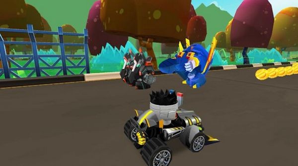 机甲变形赛车游戏截图2