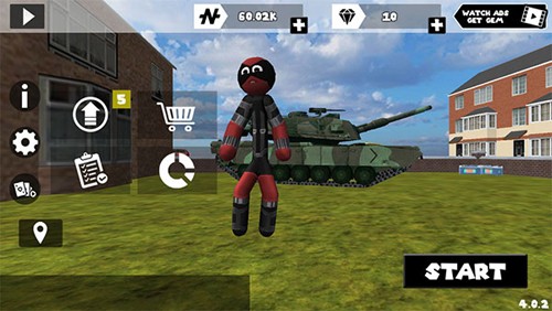 火柴人绳索英雄安卓版游戏截图1