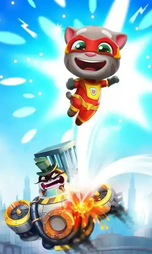 汤姆猫英雄跑酷圣诞版原版游戏截图4