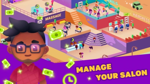 闲置美容院游戏截图3