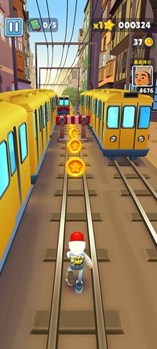 地铁跑酷上帝视角版2023官方正版游戏截图4