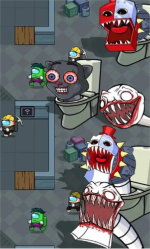 奇怪的马桶头游戏截图2