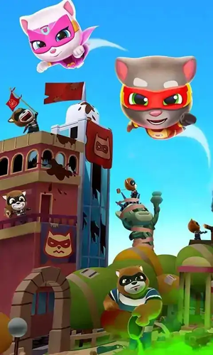 汤姆猫英雄跑酷圣诞版原版游戏截图2