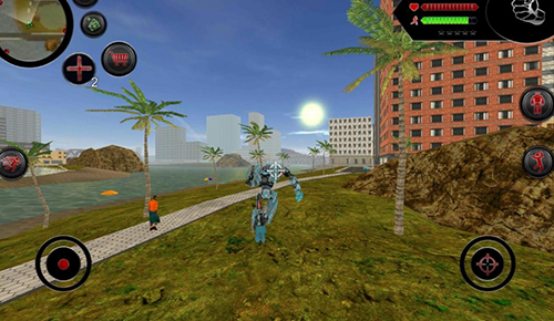 变形鲨鱼机器人游戏游戏截图3