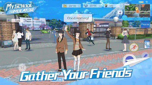 青春校园模拟器中文版游戏截图1