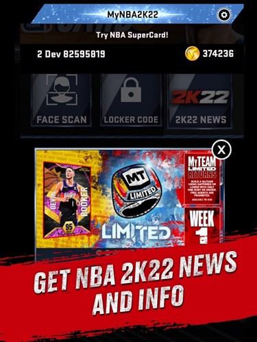 mynba2k22中文版游戏截图4