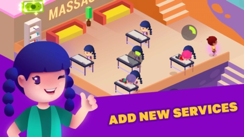 闲置美容院游戏截图2