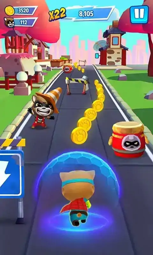 汤姆猫英雄跑酷圣诞版原版游戏截图5