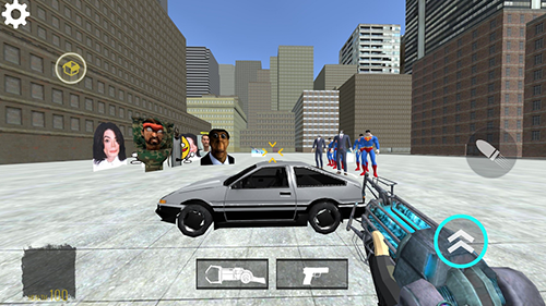 幕后的Nextbots沙盒手机版-游戏截图3