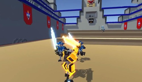 克隆机器人大乱斗无限生命无限升级点数游戏截图3