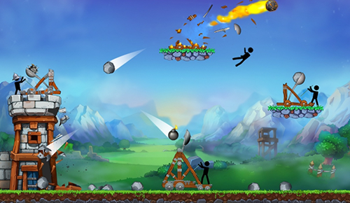 火柴人投石车破解版内购免费版游戏截图5