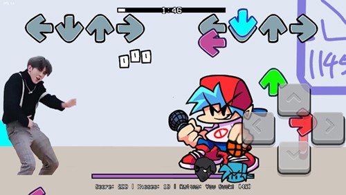 FNF周五夜放克蔡徐坤模组游戏截图3