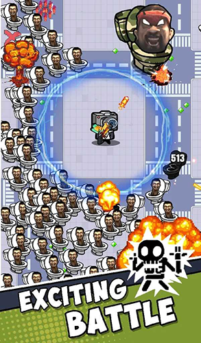 马桶怪物浪潮IO手机版游戏截图3