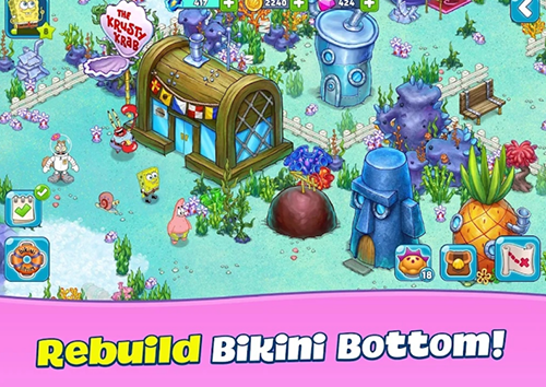 海绵宝宝冒险果酱世界手机版游戏截图4