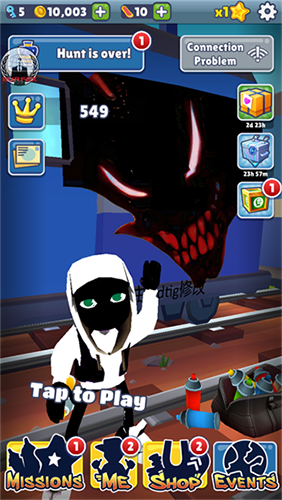 地铁跑酷神链白杰He版游戏截图1