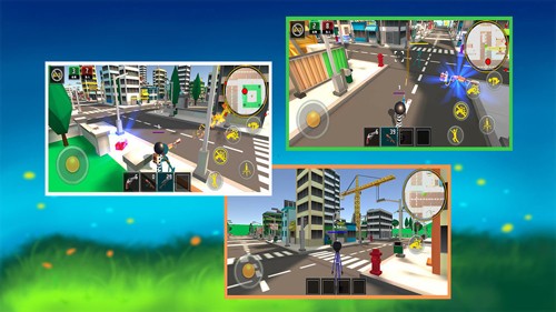 火柴人城市激战游戏截图1