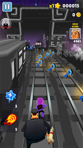 地铁跑酷小雾神定制版本游戏截图5