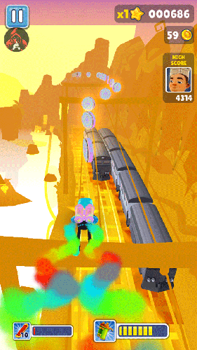 地铁跑酷黑白农历新年版本游戏截图3