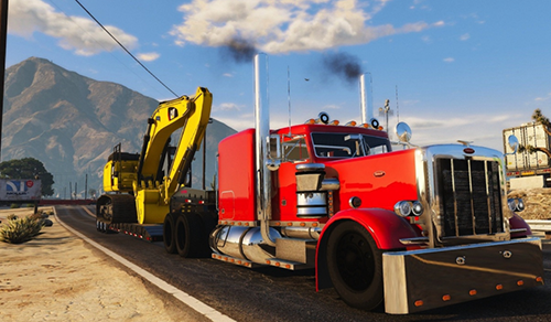 欧美卡车模拟器中文版游戏截图1