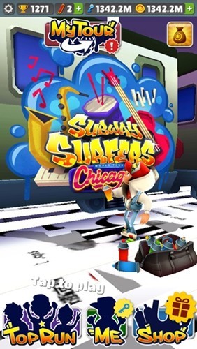 地铁跑酷黑子版本游戏截图1