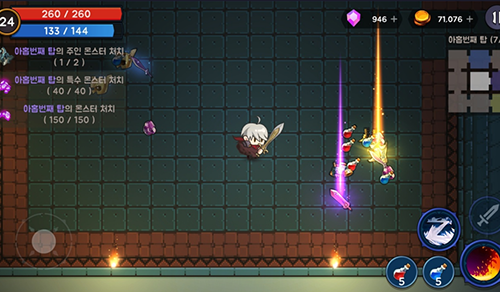 剑士与塔游戏截图2