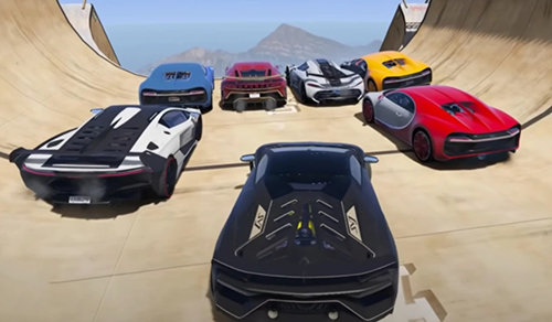 汽车特技比赛游戏截图2