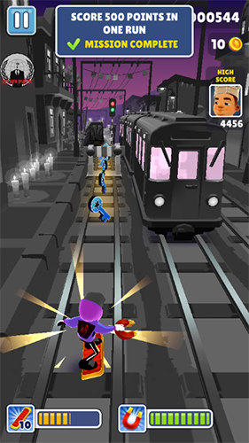 地铁跑酷小雾神定制版本游戏截图4