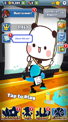 地铁跑酷黑白农历新年版本游戏截图1