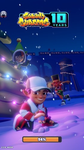 地铁跑酷暗红双旦版本游戏截图1