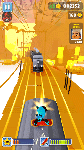 地铁跑酷黑白农历新年版本游戏截图2