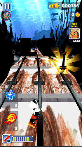 地铁跑酷花扇定制版本游戏截图3