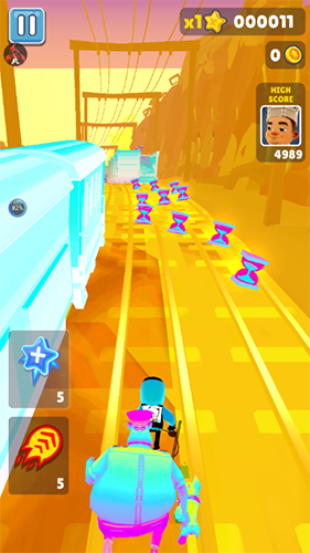 地铁跑酷彭于晏终极版游戏截图4