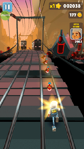 地铁跑酷小鸟金币版本游戏截图4