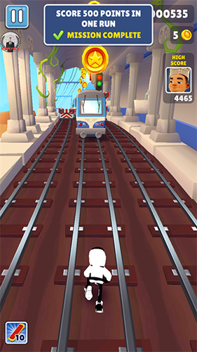 地铁跑酷神链白杰He版游戏截图4