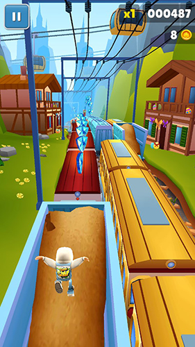 地铁跑酷孤独鹰专属版本游戏截图5