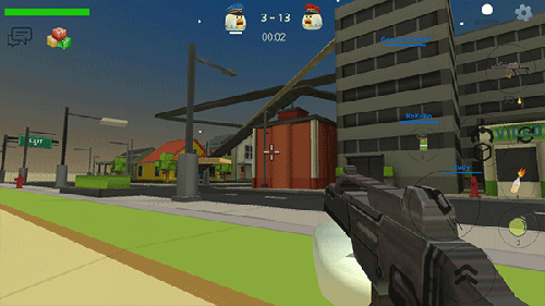 鸡战真人联机中文版游戏截图3