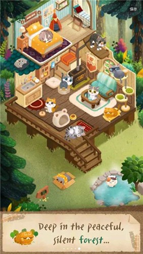 猫咪的秘密森林无限木材版游戏截图2