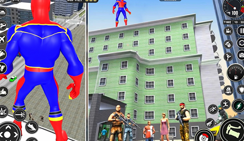 超级英雄机器人破解版游戏截图3