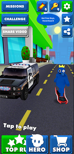 彩虹朋友地铁跑酷-游戏截图2